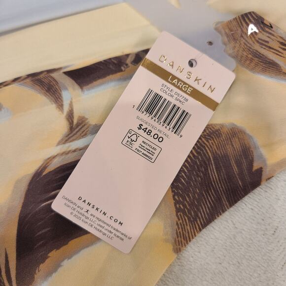 NWT DANSKIN No Show Thong Panties 5 Pack Sz L Assorted Colors - Picture 2 of 4